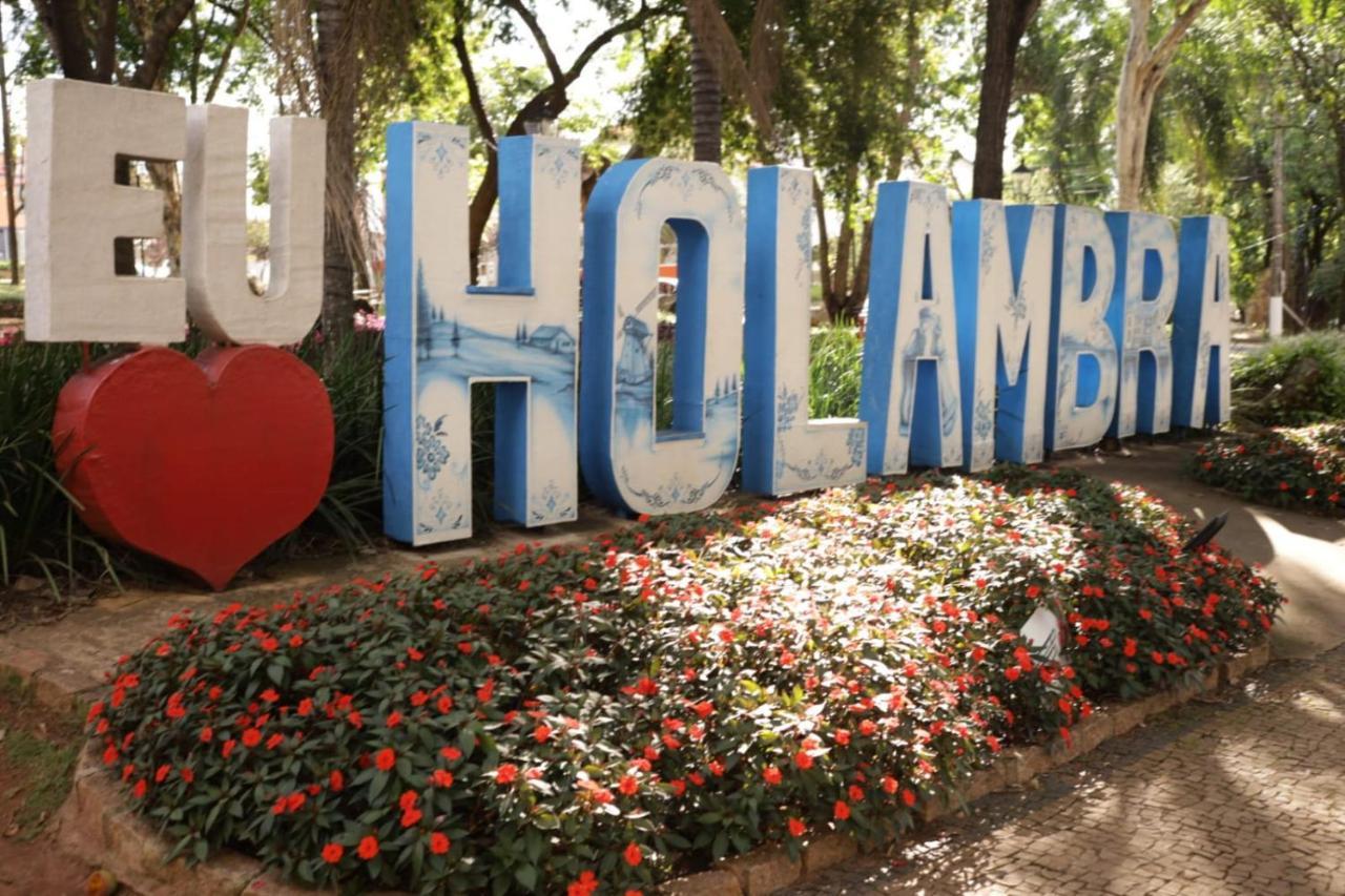 Shellter Hotel Holambra Bagian luar foto